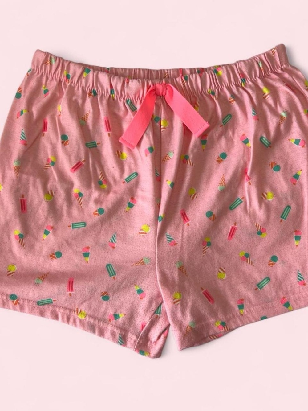Carter's Pink Ice Cream & Popsicle Print Lounge Shorts